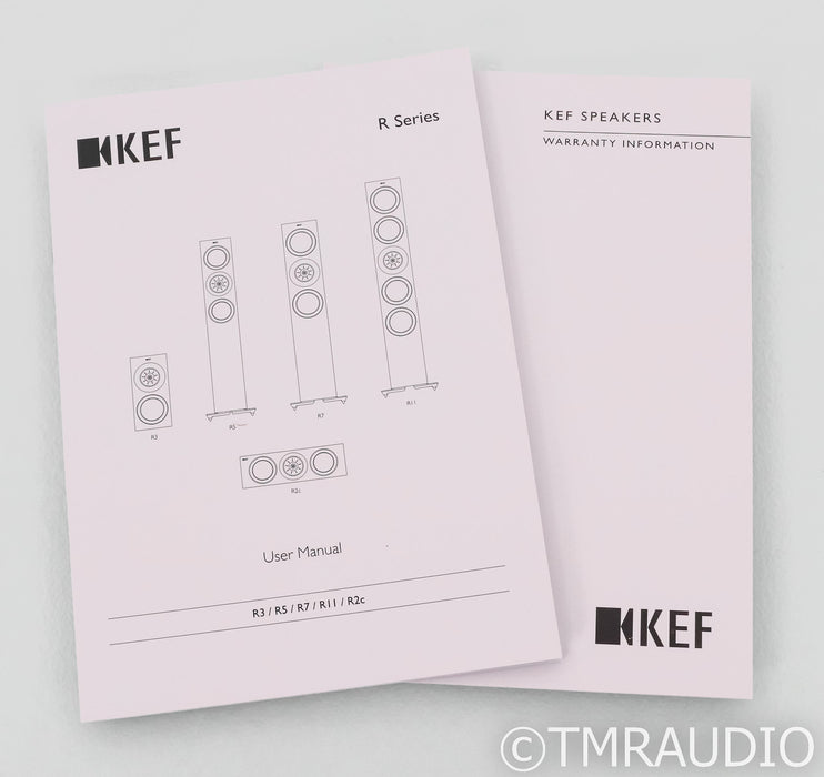 KEF R3 Bookshelf Speakers; Gloss Black Pair; R-3