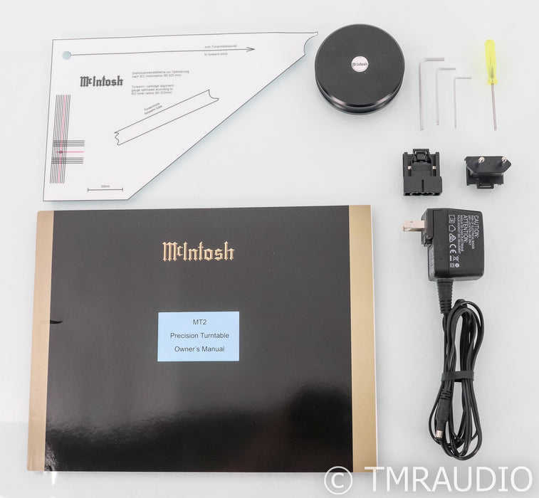 McIntosh MT2 Belt-Drive Turntable; MT-2; Sumiko Blue Point No. 3 MC Cartridge