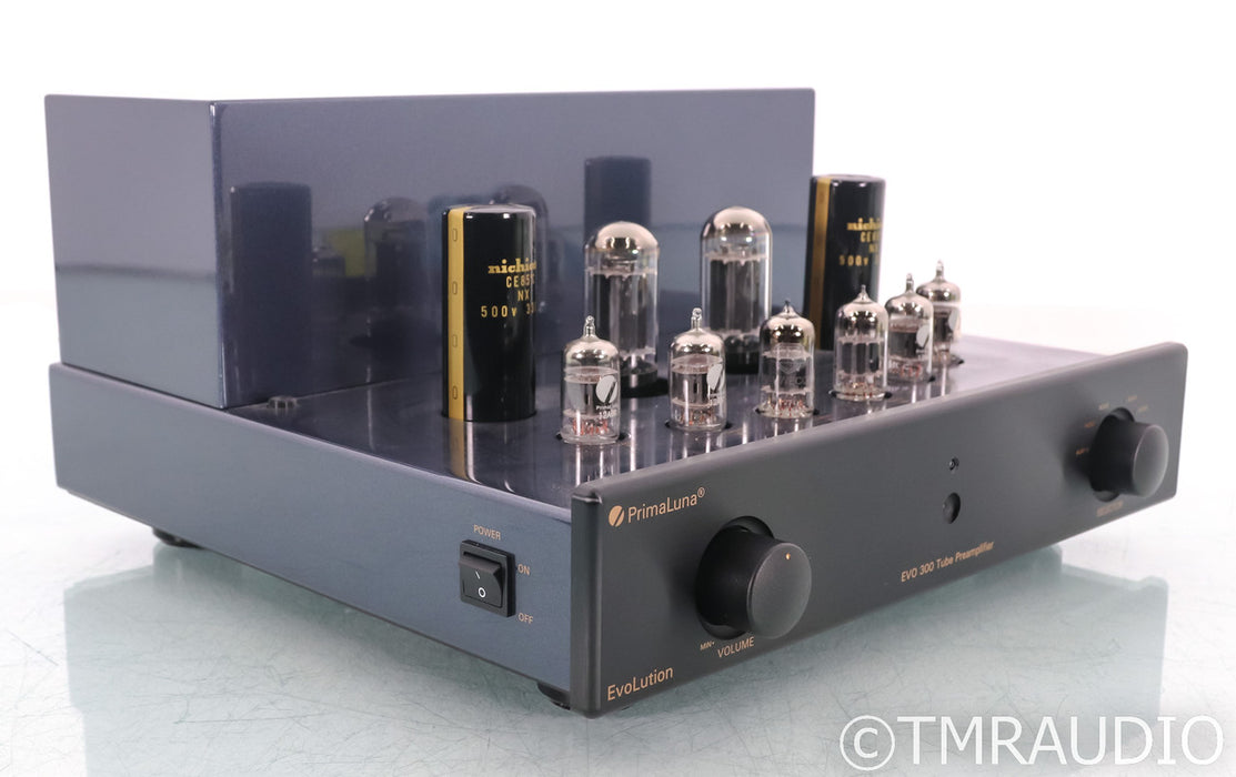 PrimaLuna EvoLution EVO 300 Stereo Tube Preamplifier; Black; Remote