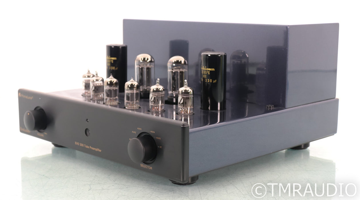 PrimaLuna EvoLution EVO 300 Stereo Tube Preamplifier; Black; Remote