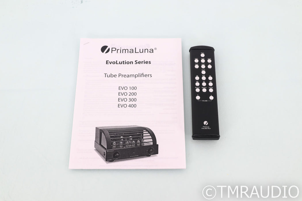 PrimaLuna EvoLution EVO 300 Stereo Tube Preamplifier; Black; Remote