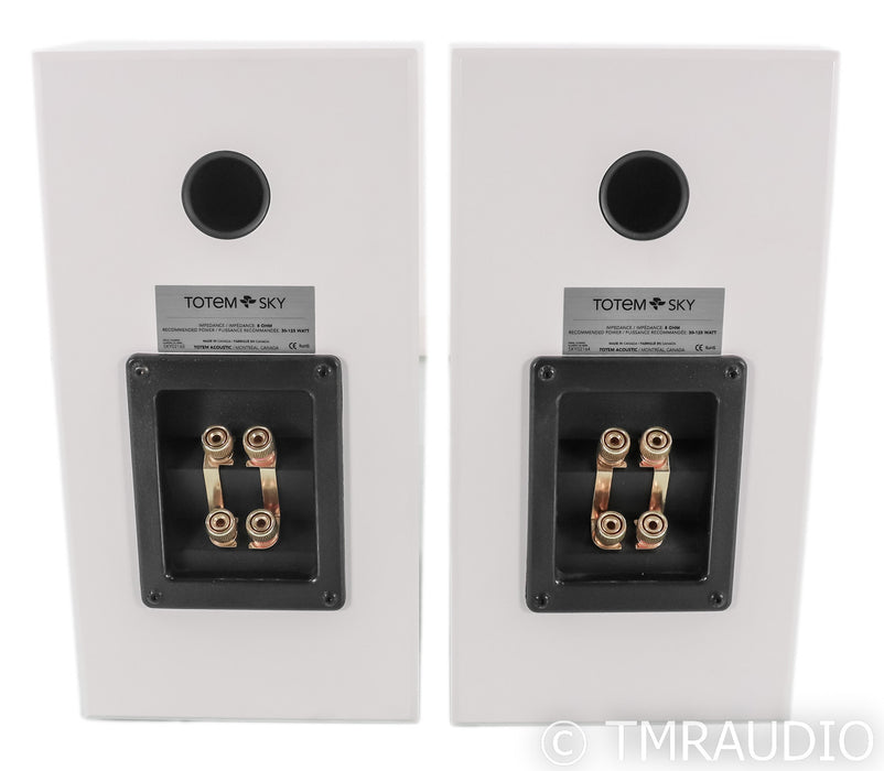 Totem Acoustics Sky Bookshelf Speakers; White Pair