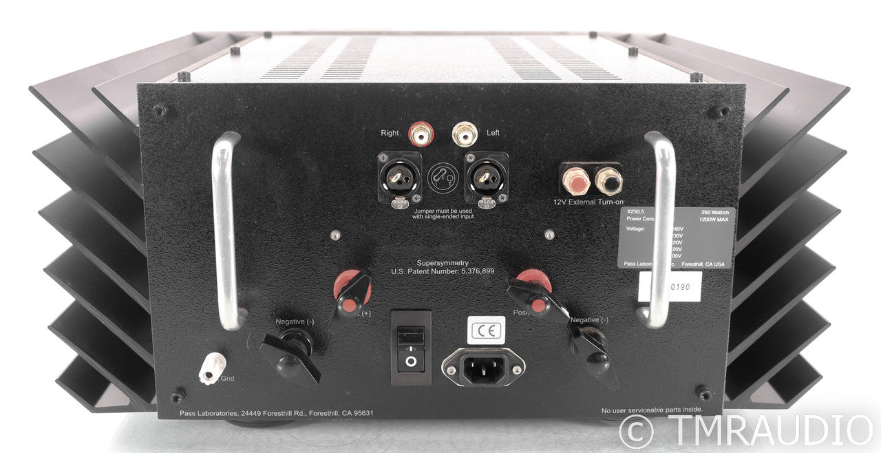 Pass Labs X250.5 Stereo Power Amplifier; X-250.5