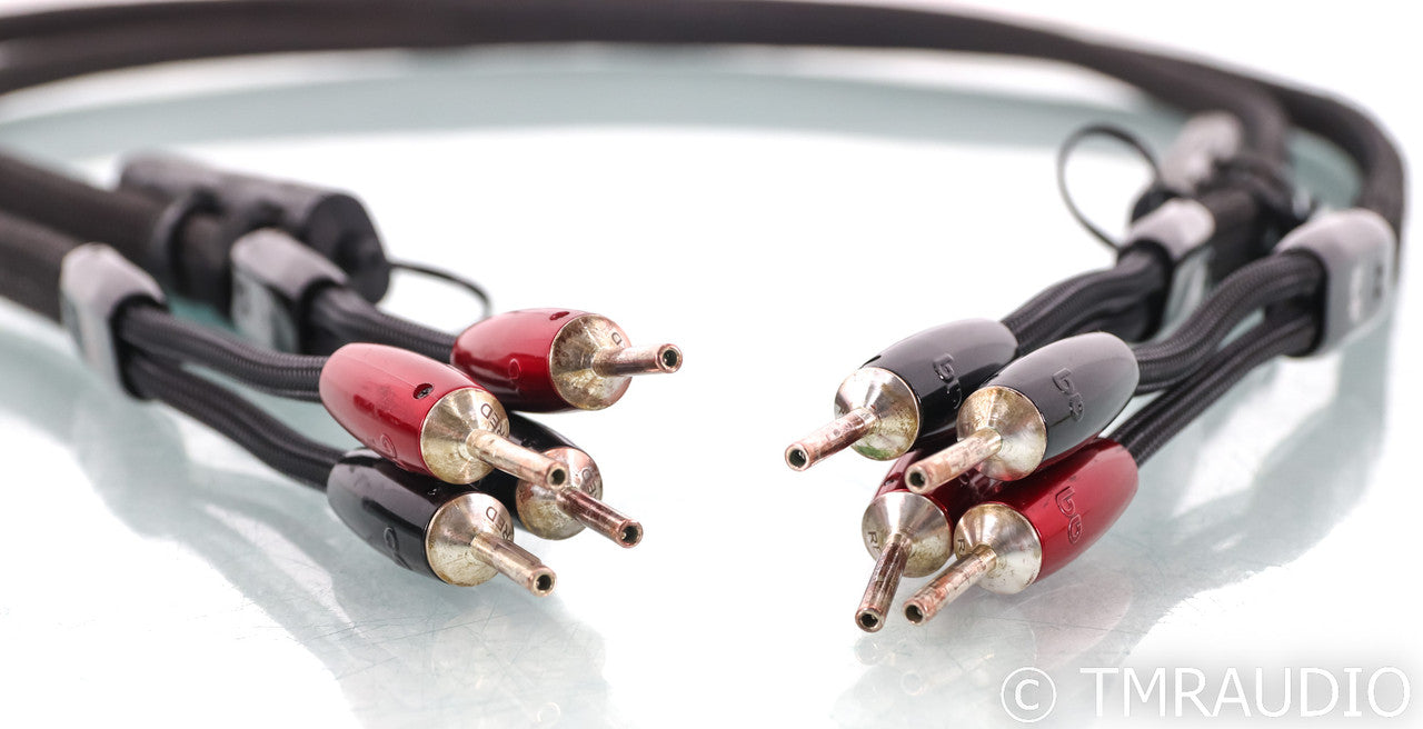 AudioQuest Castle Rock Speaker Cables; 6ft Pair; 72v DBS