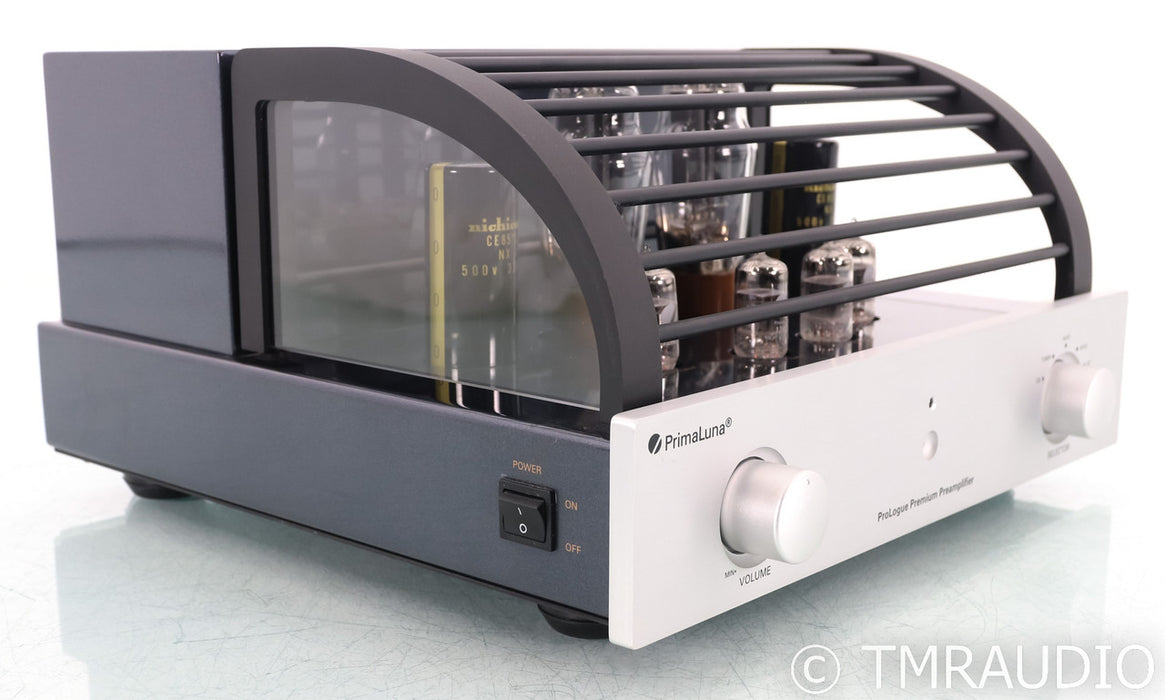 PrimaLuna ProLogue Premium Stereo Tube Preamplifier; Silver