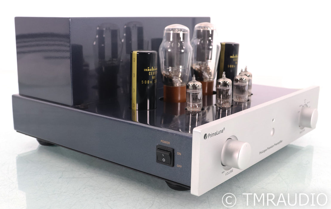 PrimaLuna ProLogue Premium Stereo Tube Preamplifier; Silver