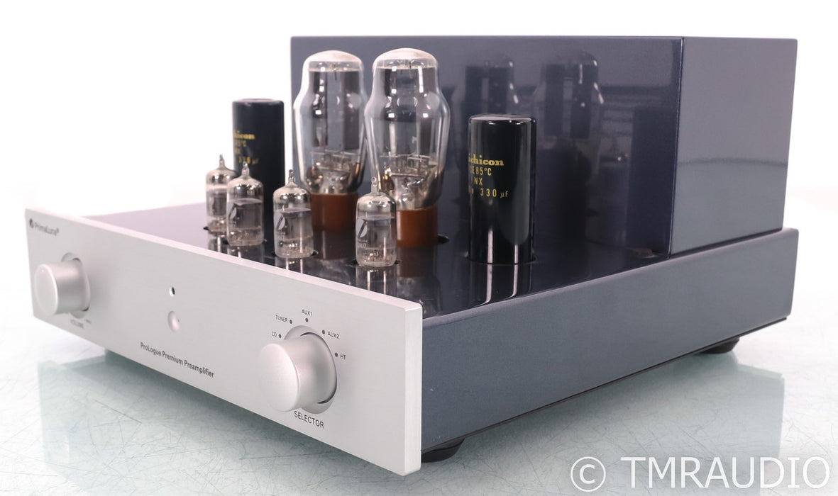 PrimaLuna ProLogue Premium Stereo Tube Preamplifier; Silver
