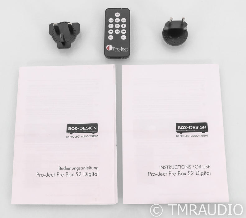 Pro-Ject Pre Box S2 DAC; Silver; Remote; D/A Converter