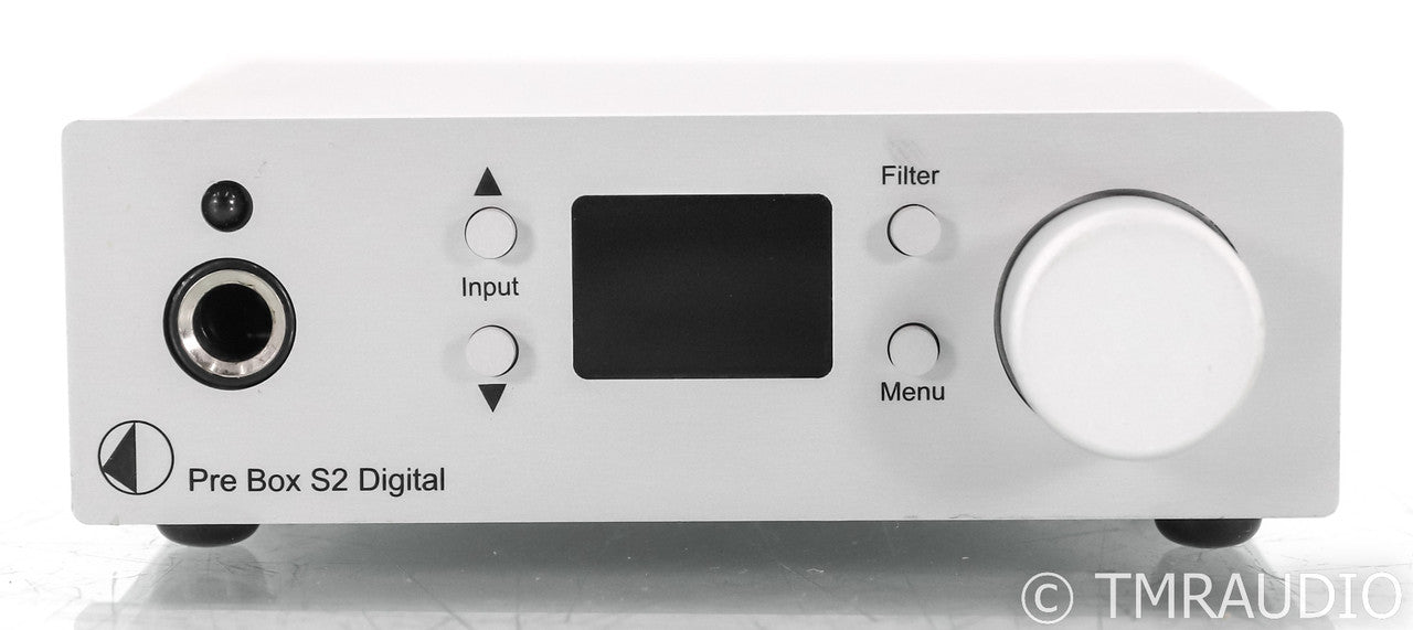 Pro-Ject Pre Box S2 DAC; Silver; Remote; D/A Converter