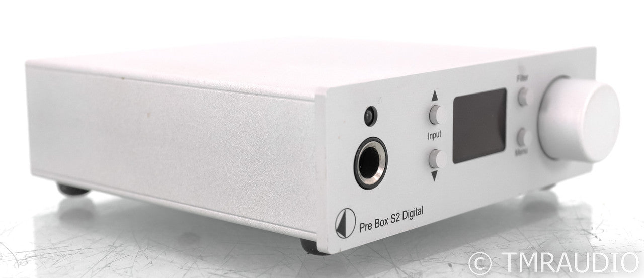Pro-Ject Pre Box S2 DAC; Silver; Remote; D/A Converter