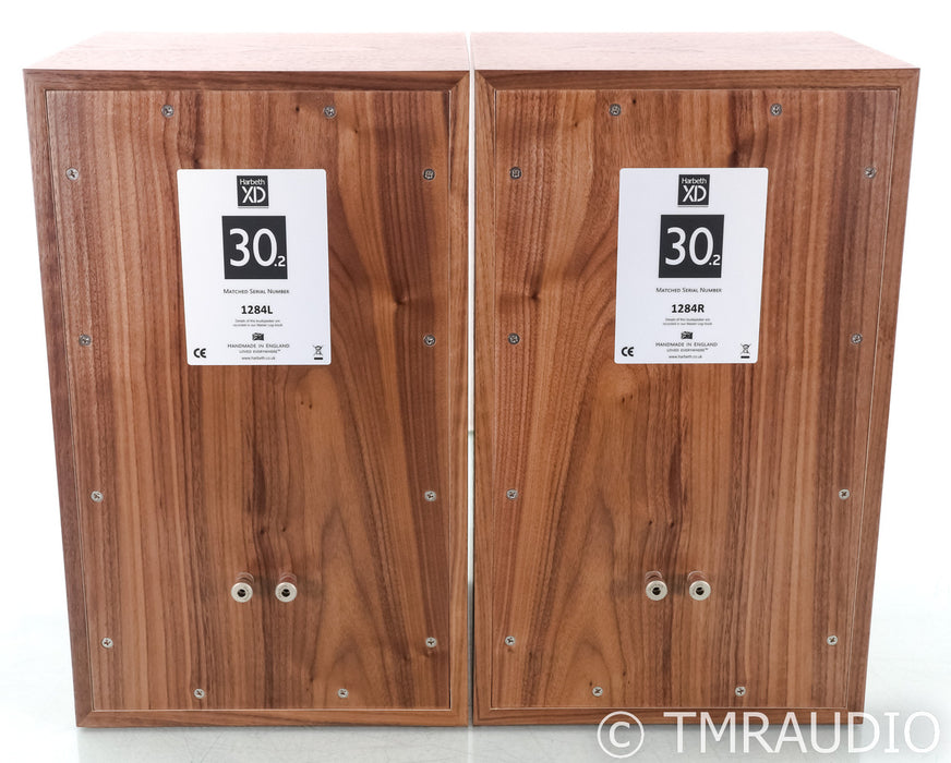 Harbeth M30.2 Bookshelf Speakers; Walnut Pair; M-30.2