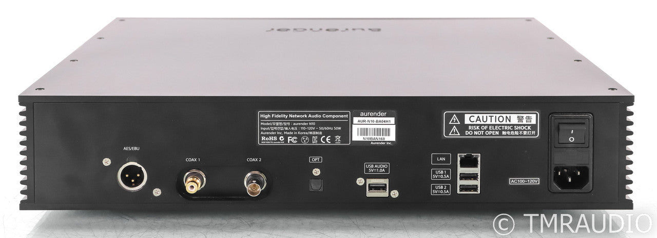 Aurender N10 Network Streamer / Server; 4TB HDD; N-10; Black