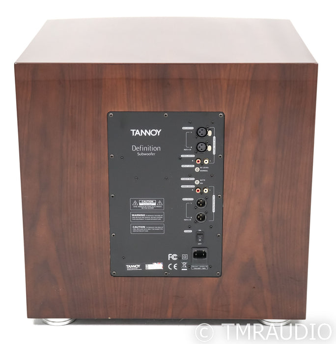 Tannoy Definition Dual 10" Powered Subwoofer; Walnut