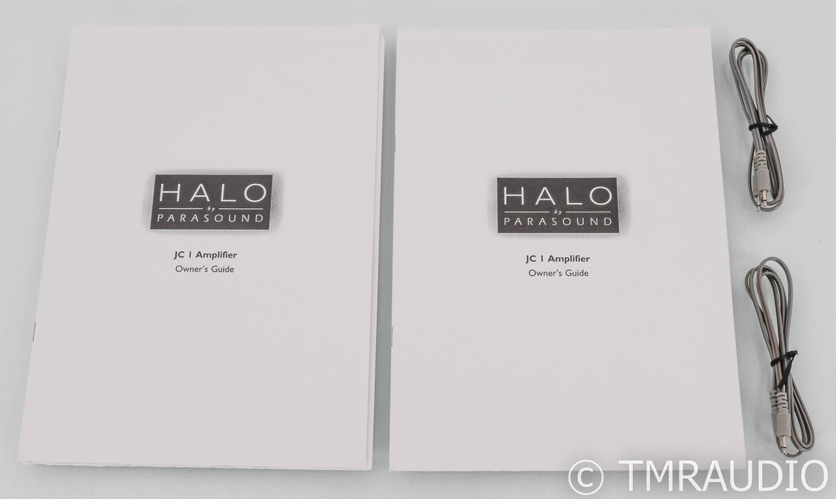 Parasound Halo JC1 Mono Power Amplifiers; JC-1; Silver Pair