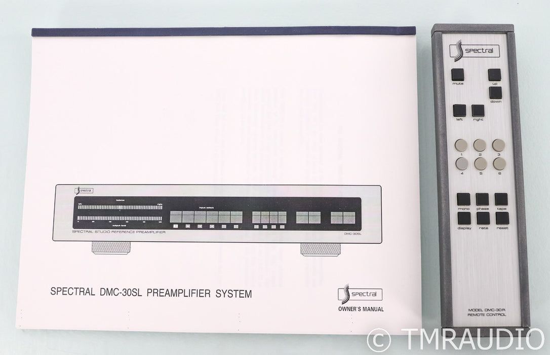 Spectral Audio DMC-30SL Studio Reference Stereo Preamplifier; DMC30SL; Remote
