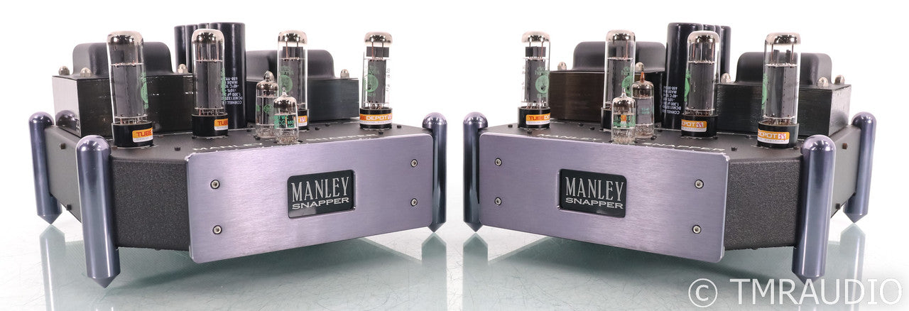Manley Snapper Mono Tube Power Amplifiers; Black Pair