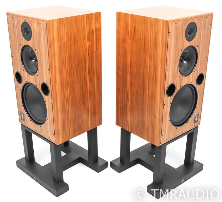 Harbeth 40.2 40th Anniversary Floorstanding Speakers; Walnut Pair w/ Stands