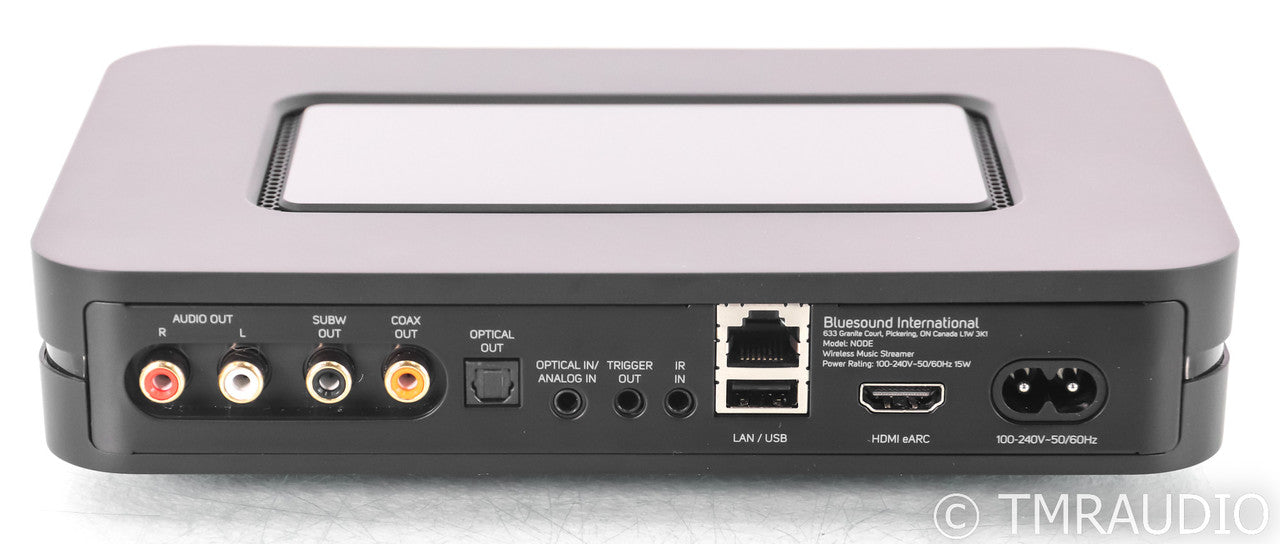 Bluesound NODE Gen 3 Wireless Network Streamer; Bluetooth; Black (Current Model)