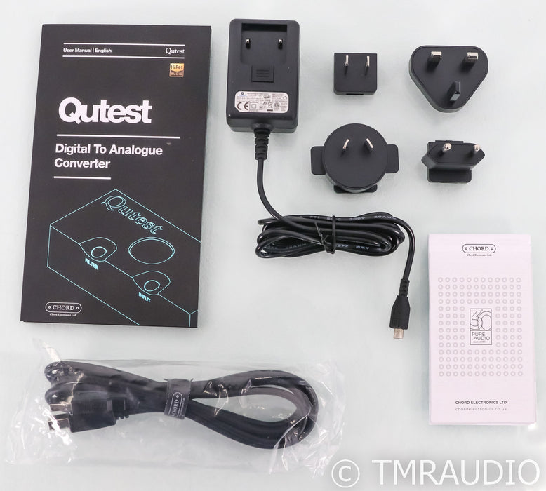 Chord Electronics Qutest DAC; Black; D/A Converter