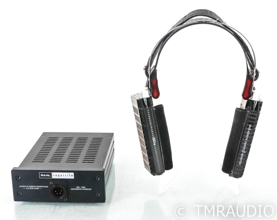 RAAL Requisite SR1a Ribbon Headphones; SRH-100H Amplifier Interface