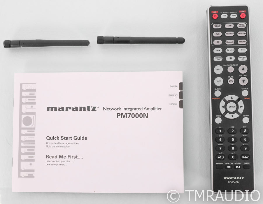 Marantz PM7000N Wireless Streaming Integrated Amplifier; Black; Remote