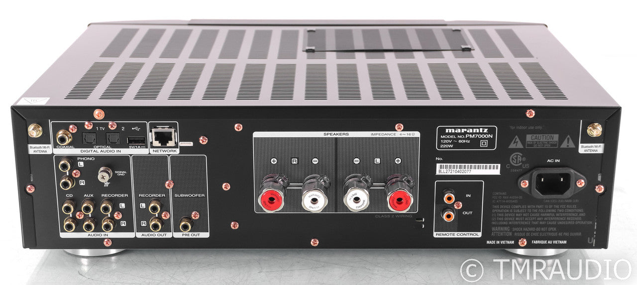 Marantz PM7000N Wireless Streaming Integrated Amplifier; Black; Remote