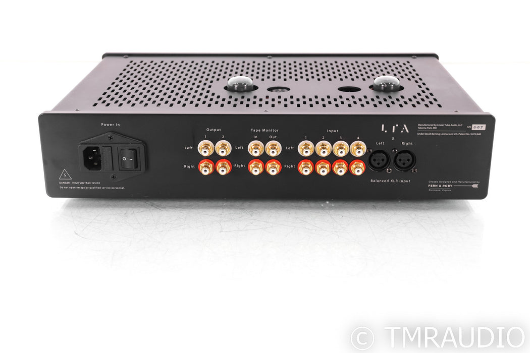 LTA Microzotl Stereo Tube Preamplifier; Remote; Black; Level 2