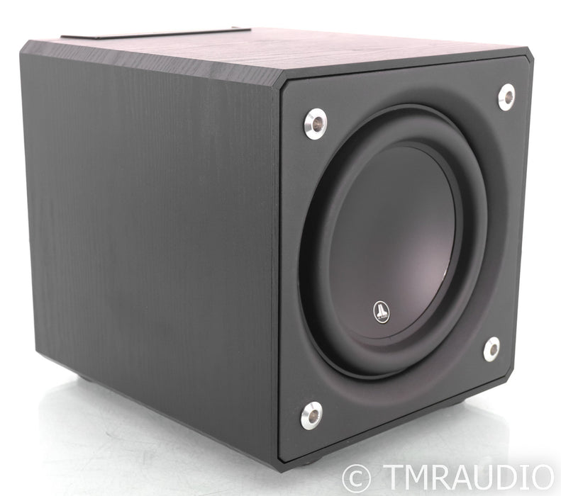 JL Audio E-Sub e110 10" Powered Subwoofer; Black Ash; E-110