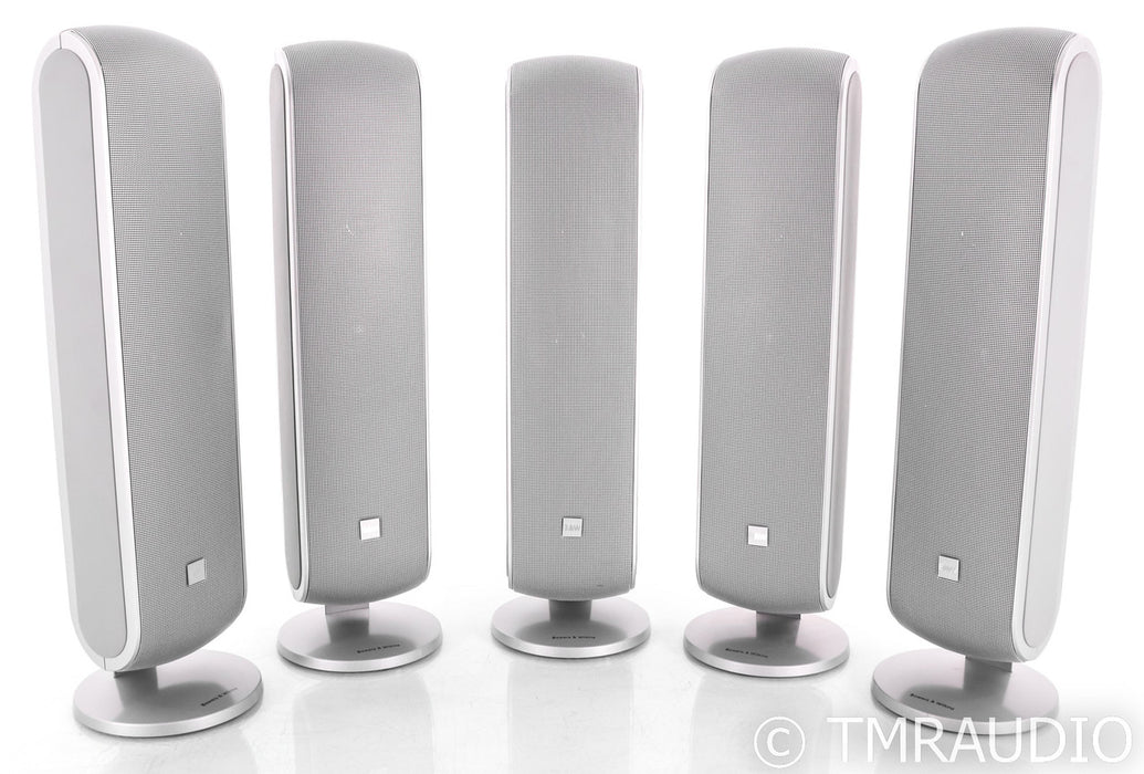 B&W VM1 Satellite Speakers; Set of 5; Silver