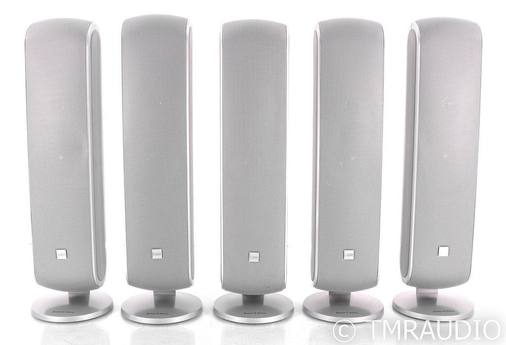 B&W VM1 Satellite Speakers; Set of 5; Silver
