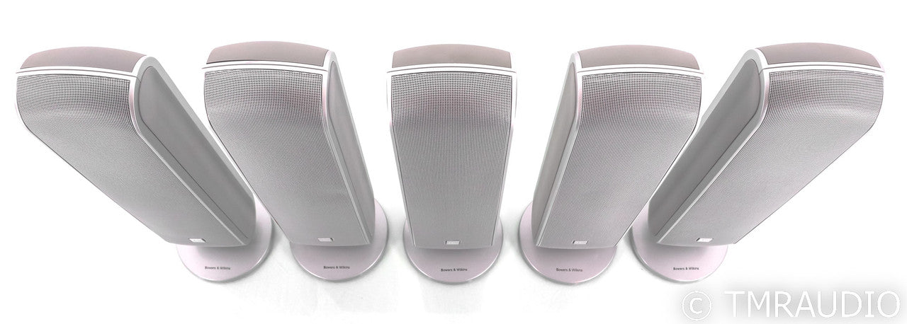 B&W VM1 Satellite Speakers; Set of 5; Silver