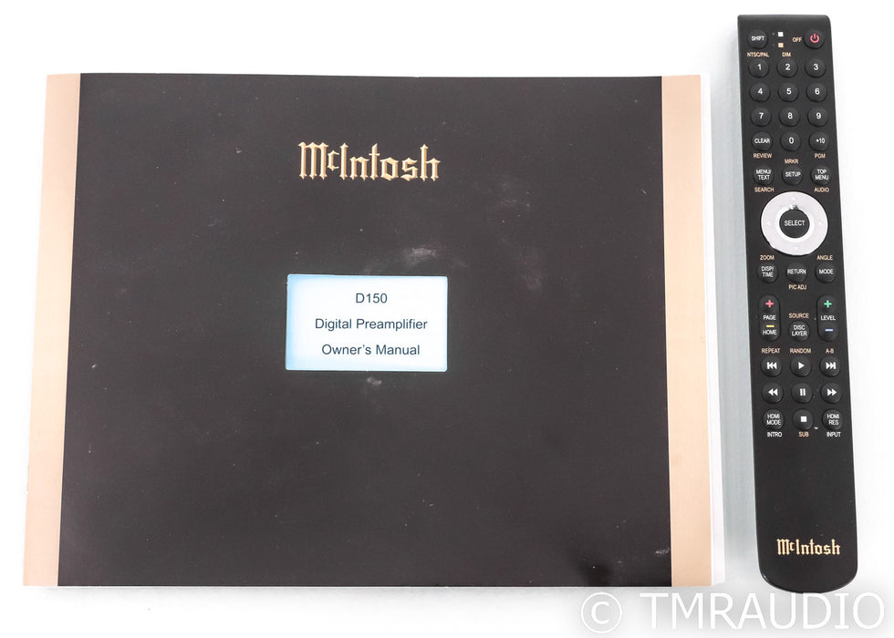 McIntosh D150 DAC; D/A Converter; D-150; Remote