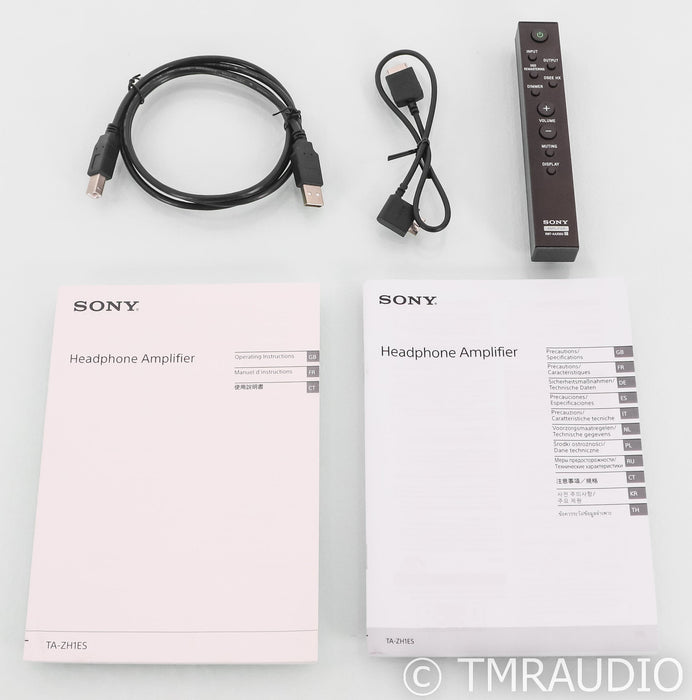 Sony TA-ZH1ES Balanced Headphone Amplifier / DAC; TAZH1ES; USB; Remote