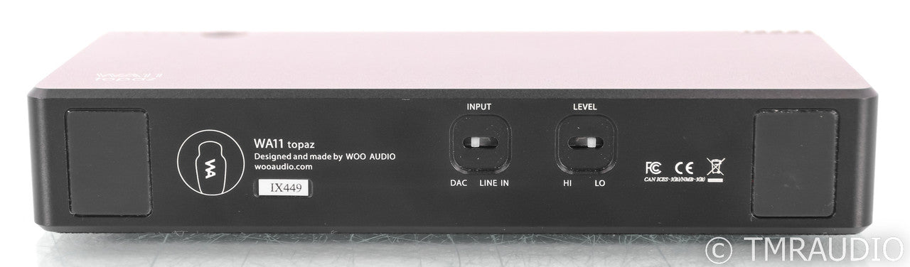 Woo Audio WA11 Topaz Portable Headphone Amplifier; USB-C; Black; WA-11