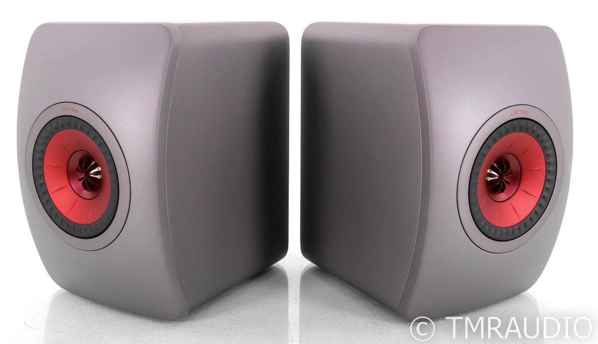 Kef LS50 Meta Bookshelf Speakers; Titanium Pair; LS-50