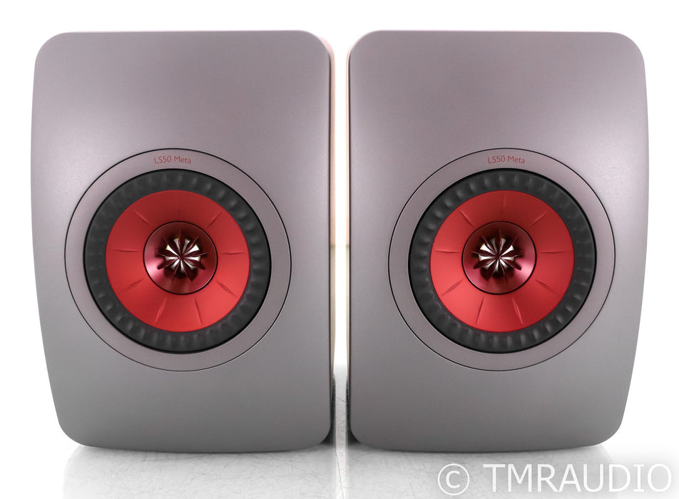 Kef LS50 Meta Bookshelf Speakers; Titanium Pair; LS-50