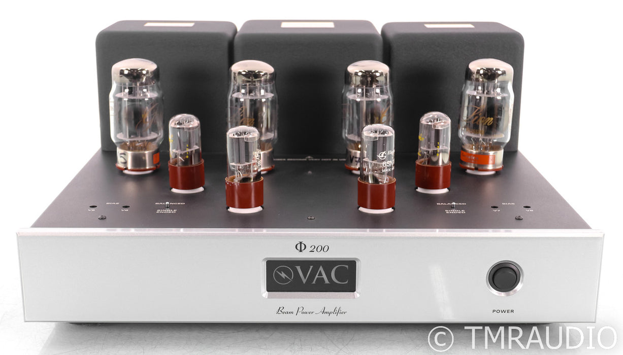 VAC Phi 200 Stereo Tube Power Amplifier; 200; Silver