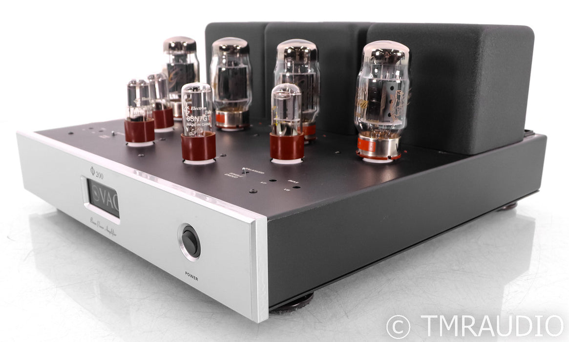 VAC Phi 200 Stereo Tube Power Amplifier; 200; Silver