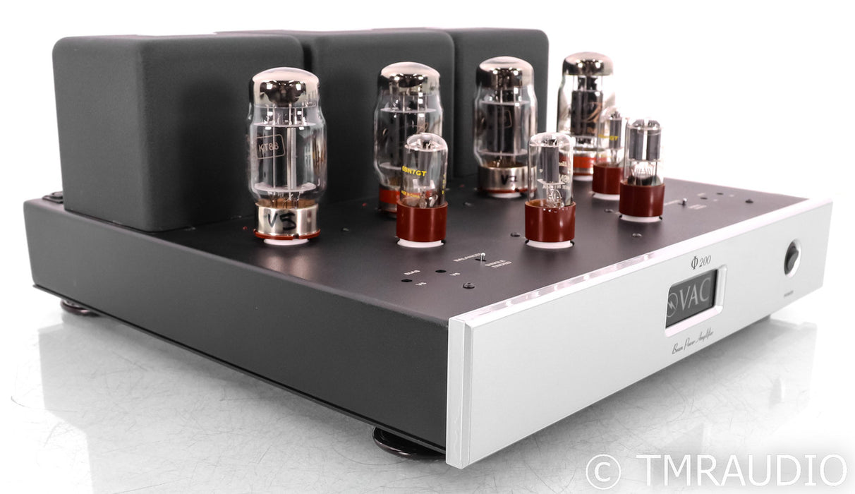 VAC Phi 200 Stereo Tube Power Amplifier; 200; Silver
