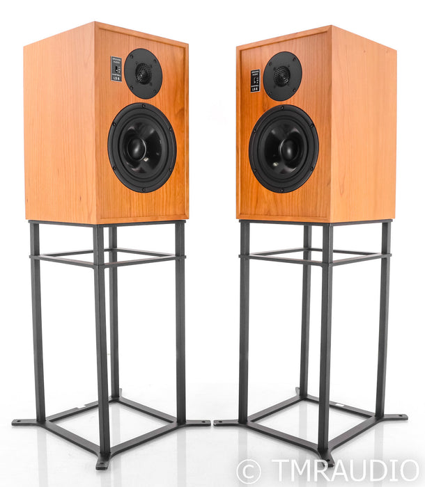Graham Audio Chartwell LS6 Bookshelf Speakers; Cherry Pair w/ Stands; LS-6