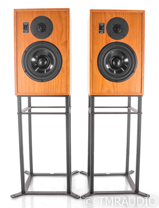 Graham Audio Chartwell LS6 Bookshelf Speakers; Cherry Pair w/ Stands; LS-6