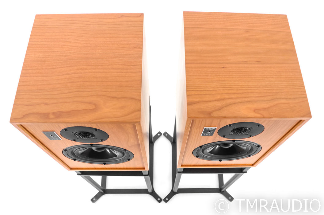 Graham Audio Chartwell LS6 Bookshelf Speakers; Cherry Pair w/ Stands; LS-6