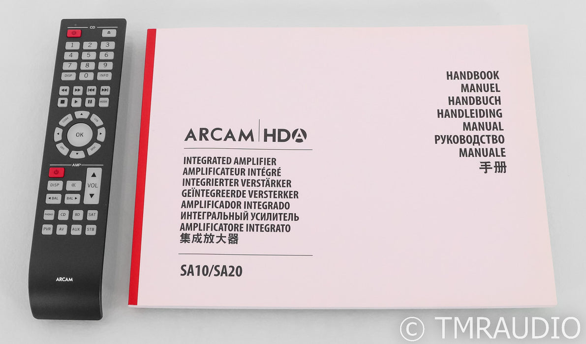 Arcam SA20 Stereo Integrated Amplifier; Remote; DAC; MM Phono; SA-20