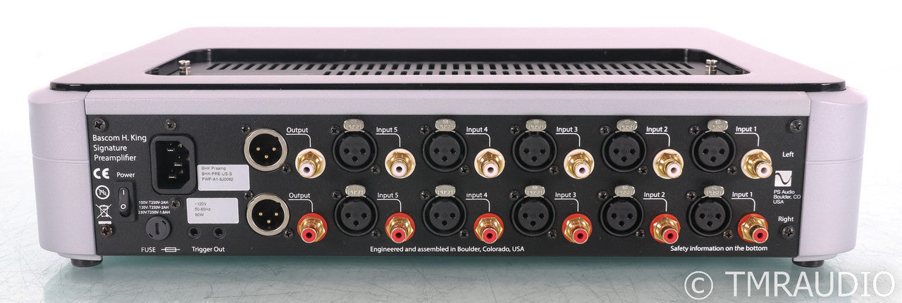 PS Audio BHK Signature Stereo Tube Preamplifier; Remote; Silver (Used)