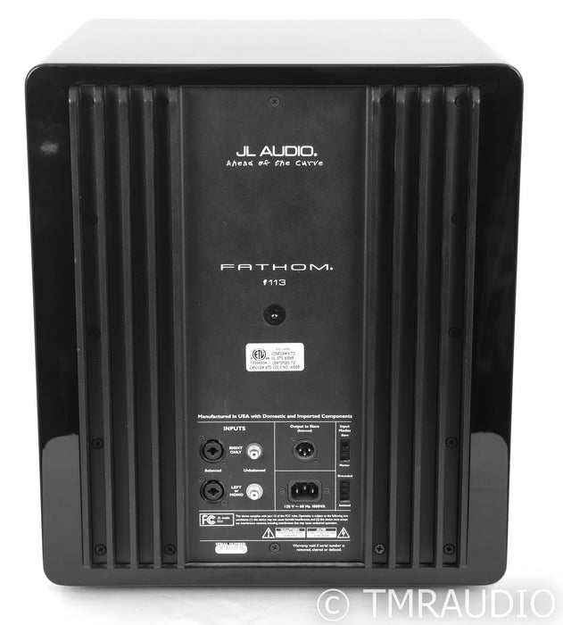 JL Audio Fathom f113v2 13.5" Powered Subwoofer; F-113; Gloss Black
