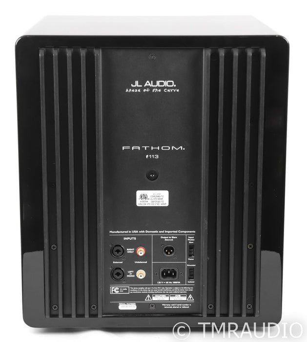 JL Audio Fathom f113v2 13.5" Powered Subwoofer; F-113; Gloss Black