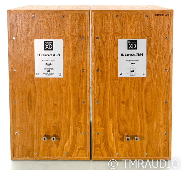 Harbeth HL Compact 7ES-3 XD Bookshelf Speakers; 7ES3; Tamo Ash Pair