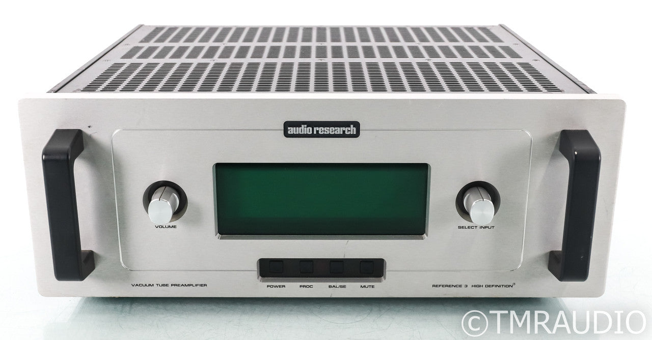 Audio Research Reference 3 Stereo Tube Preamplifier; Remote; Silver; REF3