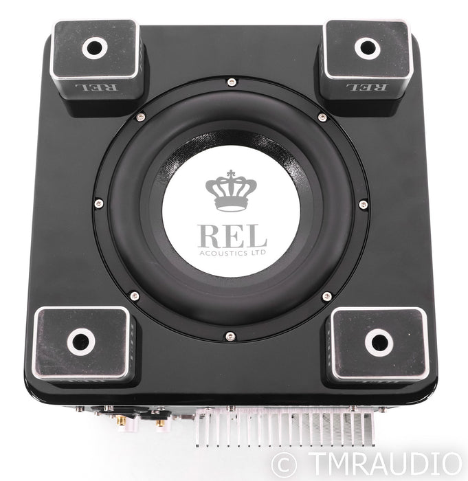 REL T/5x 8" Powered Subwoofer; T5x; Piano Black