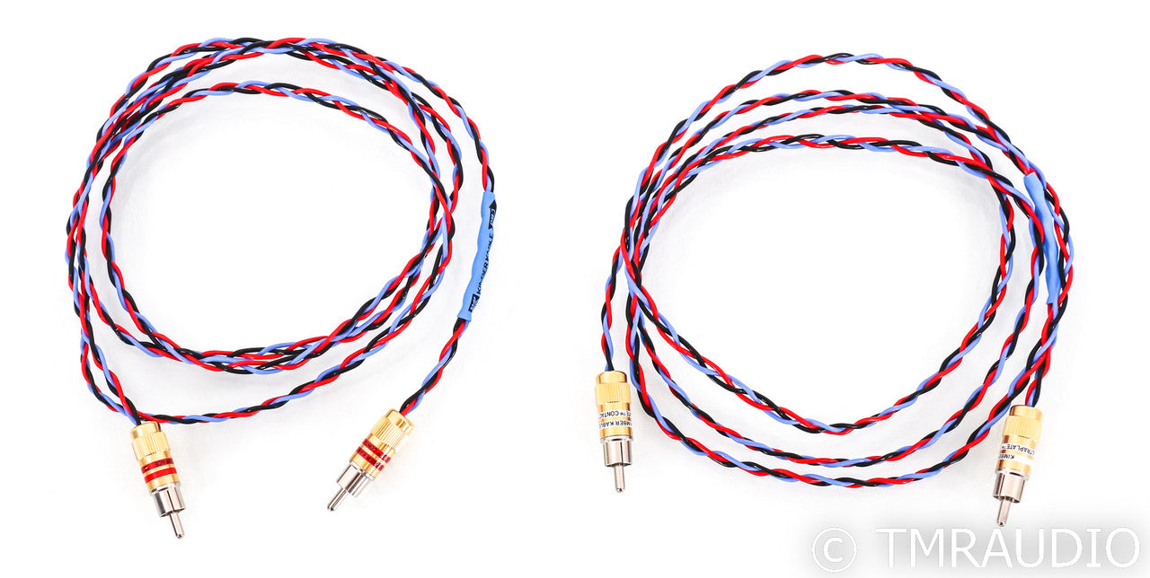 Kimber Kable PBJ RCA cables; 1.5m Interconnects; ULTRAPLATE